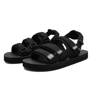 Factory Beach Men’s Slides Slippers Men Summer Outside Flat Sandals Shoes for Man