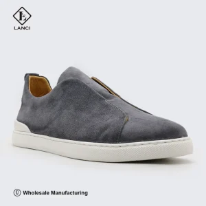 Factory Custom Men’s Sneakers Casual Suede Shoes Designer Luxury Sneakers For Men Slip-on Sneakers