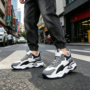 Factory Direct Sale Men’s Thick Soled Scarpe Casual Shoes Well made Ergonomic Fashionable Versatile Casual Shoes