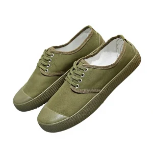 Factory Direct Sales Liberation Summer Canvas Men’s Labor Protection Sneakers Field Shoes Head Front Lacing Waterproof