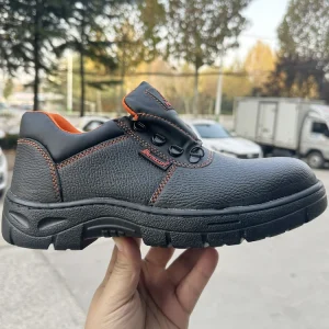 Factory Leather Waterproof Winter Industrial Safety Shoes Men’s Construction Mining Security Work Steel Toe Low Cut