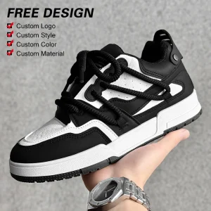 Factory Price Customized Men’s Skateboarding Shoes New Casual Sport Running Sneakers in Walking Styles Chaussures Pour Hommes