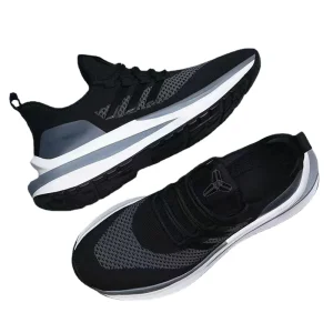 Factory Sale Men’s Casual Sneakers Lightweight Breathable Black Flats Loafers for Autumn Summer Spring Men’s Walking Shoes