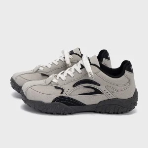 Fashion Breathable Anti-slip Men’s Trendy Casual Sports Walking Shoes Comfortable Lace-up Sneakers PU Midsole for Men