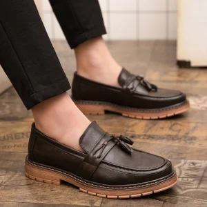 Fashion British Style Comfort Business Formal Work Official Oxford Dress Shoes Men’s Pu Leather Shoes