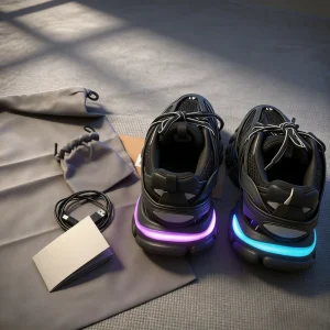 Fashion Designer Couture Logo Casual Sneakers Fashion Trend 3XL Walking Shoes Top Quality Various LED Series Zapatos Deportivos