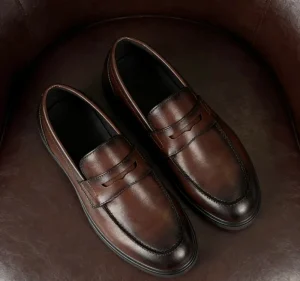 Fashion Flat Slip On Penny Men’s Loafer Italian Men’s Shoes for Wedding Business Career Factory Direct Deliveryofloafers