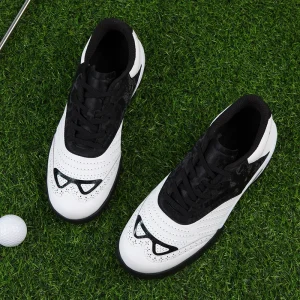 Fashion Golf Shoes Men Waterproof Breathable Golf Sports Shoes Walking Sneakers Women Quick Lacing Golfing Footwear