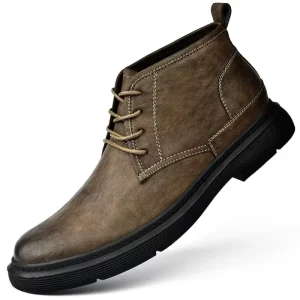 Fashion Men’s Boots Real Cowhide Men’s Boots Winter Men’s Boots