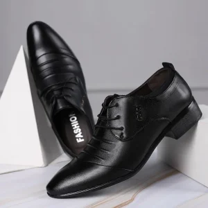 Fashion Shoe for Men New Styles PU Leather Wedding Business Formal Dress Shoes & Oxfords