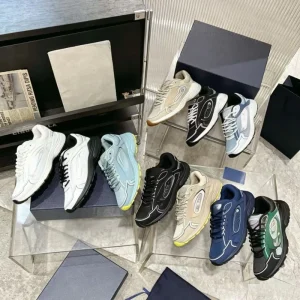 Fashion Shoes Men’s and Women’s Casual Sneakers Breathable Mesh B Series