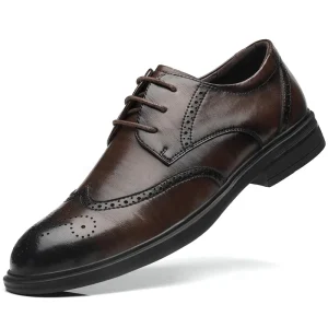 Fashion Style Men’s Dress Shoes Black Casual Loafers Men Office Formal Zapatos