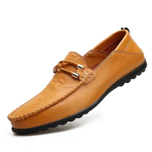 Formal Top Moccasins Men’s Casual Leather Flat Shoes Dress Shoes Loafers