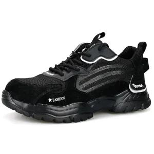 GUYISA Brand CE Men’s Outdoor Safety Shoes Lightweight Breathable Steel Toe Sports Safety Shoes