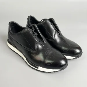 Genuine Leather Men’s Full-Grain Leather Dress Shoes Oxfords British Style All-Season Casual Sneaker