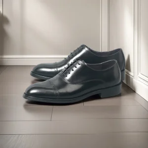 Genuine Leather Oxford Shoes for Men Classic Formal Business Wedding Dress Shoes Customizable Bulk Order