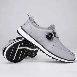 Golf Shoes Men Breathable Walking Shoes Summer Wearing Soft Leather Driving Shoes