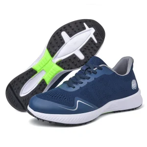 Golf Shoes Men’s Waterproof and Non slip Casual Men’s Shoes Anti skid Rubber Sole Golf Shoes
