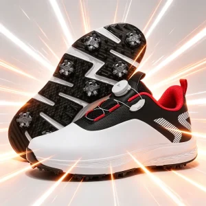Golf Training Shoes Summer Unisex Rubber Outsole Lightweight Breathable Shockproof Sneakers