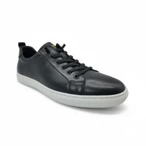 Handcrafted Custom Men’s Slip-On Casual Shoes White Sneakers Fashion Trendy Leather Upper Round Toe