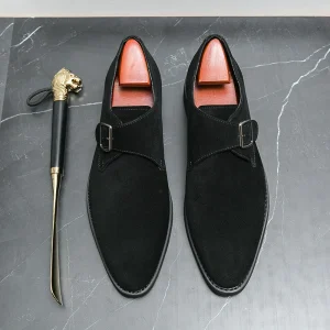 Handmade Customize Genuine Leather Loafers Flat Shoes Moccasin Casual Loafers Lazy Driving Peas Men’s Dress Shoes