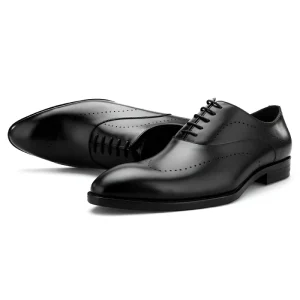 Handmade Full-Grain Premium Cow Leather Oxford Dress Shoes for Men Business Daily Casual Daily Life