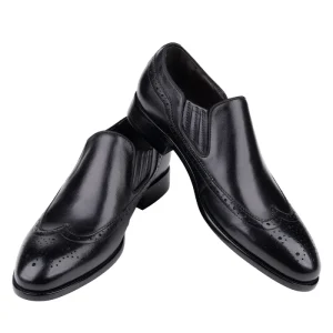 Handmade Men’s Genuine Leather Shoes Customized Luxury Office Breathable Pointed Toe Loafers Casual Dress Shoe Factory
