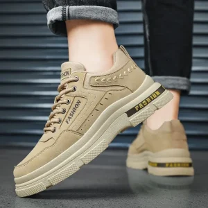 High Grade Comfortable Casual Men’s Shoes New Low Cut Easy Matching Wear Resistant Hard Soled Casual Sports Shoes