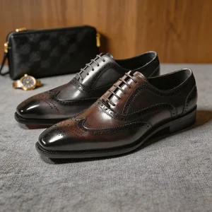 High Quality Alibaba Men’s Formal Wedding Shoes Luxury Genuine Leather Party Mens Shoes Custom Office Dress Shoes For Men
