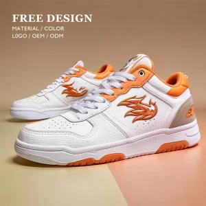 High Quality Custom Men’s Walking Shoes Fashion Sneakers Winter Mesh Upper Breathable Lace-Up