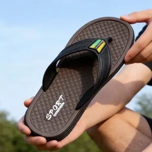 High Quality Factory Price Lightweight Breathable Male Slippers Fashionable Simple Comfortable PVC Men Flip flops