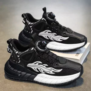 High Quality Green Fashion Casual Shoes Breathable Anti Slip Men’s Walking Style Shoes Lightweight Outdoor Sneakers for Men