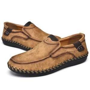 High Quality Men’s Luxury PU Slip-On Casual Loafers Anti Slip