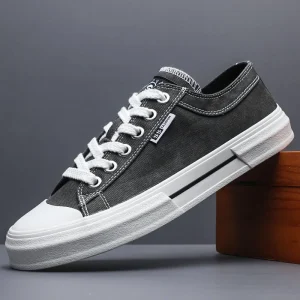 High quality Men’s Rubber Walking Sports Shoes Comfortable Wear resistant Men’s Canvas Shoes