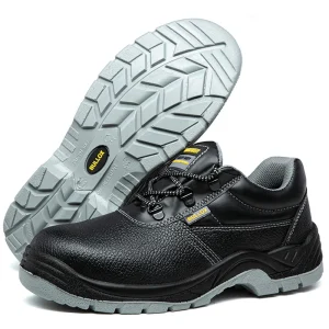 Industrial Safety Protective Footwear Work Shoes Leather Breathable Men Safety Labor Shoes