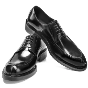 Italian Genuine Leather Formal Business Wedding Breathable Derby Shoes Handmade Lace Up Dress Shoes for Men