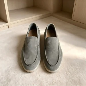Italian Style Suede Loafers Men’s High-quality Leather Soft Soled Comfortable Casual Shoes
