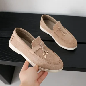 K8818 Doug Shoes Men’s and Women’s Breathable Slip-on Synthetic Upper Cotton Lining Casual Shoes