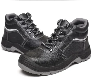 LIGHT BEARER 829 Anti Slip Middle Cut Safety Shoes Construction Mining Industrial Worker Boots for Men’s Zapatos De Seguridad