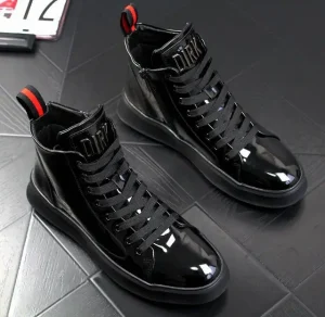 Large 39-45 High Top Luxury Men’s Outdoor Leisure Original Designer Men’s Shoes Fashion Boots