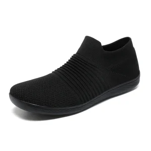 Latest Design Breathable Casual Sport Shoes Slip-On Light Weight Comfort Pure Color Men’s Outdoor Walking Shoes