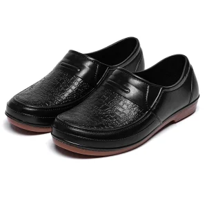 Latest Design Fashion Casual Flat Soled Dress Shoes Hard-Wearing Anti-slippery Closed Toe Shoes for Men