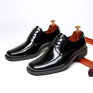 Leather Men’s Formal Business Derby Shoes