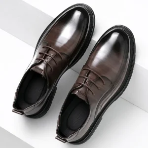 Leather Shoes for Men’s Business Attire High-end Men’s Shoes Made of Cowhide Leather Genuine Leather