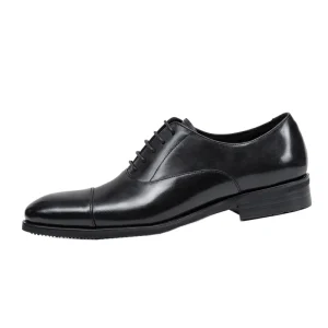 Leather Soft Solid Pointed Toe Casual Lace Up Leather Shoes Men’s Leather Loafers Casual Shoes Boots for Men
