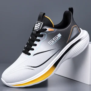 Lightweight Breathable Mesh Running Shoes for Men Fashionable Shock Absorbing and Multi Functional