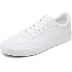 Lightweight Loafers and Espadrilles Men’s White Leather Low Top Canvas Shoes New Design