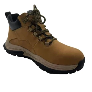 Lightweight Men’s Steel Toe Safety Boots Welder Friendly Construction Shoes Rubber Insole for Spring Work Asphalt Paving Boot
