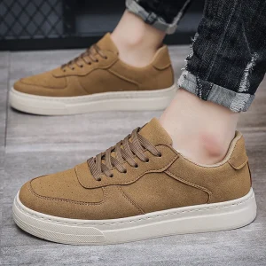 Low Cut Men’s Shoes Anti Slip Breathable Lightweight Soft Soled Casual Sports Outdoor Hiking Trend Shoes