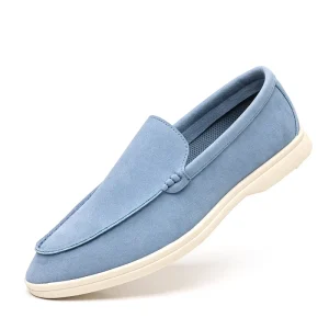 Luxury Designer Men’s Casual Dress Shoes High Quality Slip On Flat Loafers Breathable Anti Slippery Customizable Logo Winter